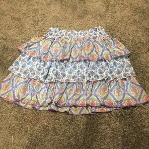 Blue disney brand ruffle skirt